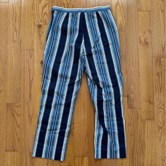 Ralph Lauren Vintage Striped Straight Leg Pants Size 8 - Picture 2 of 7